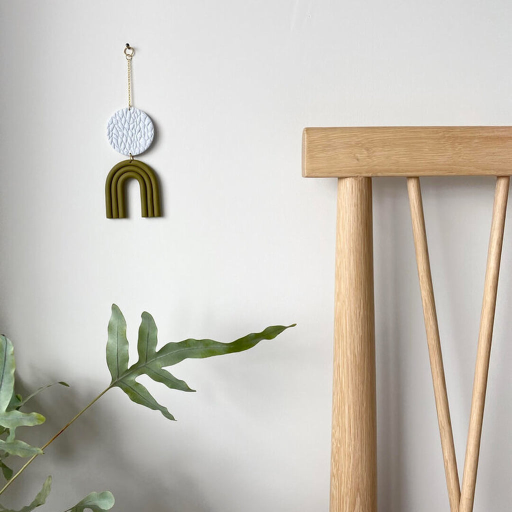 Mini Wall Hanging, Olive | Curious Makers