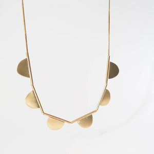 Mabel Necklace, Brass | Curious Makers