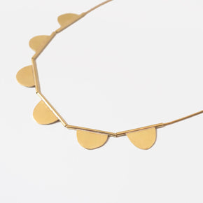 Mabel Necklace, Brass | Curious Makers