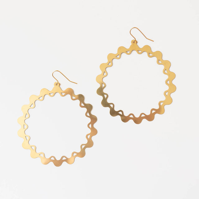 Hula Earrings | Large Hoop Earrings | Curious Makers