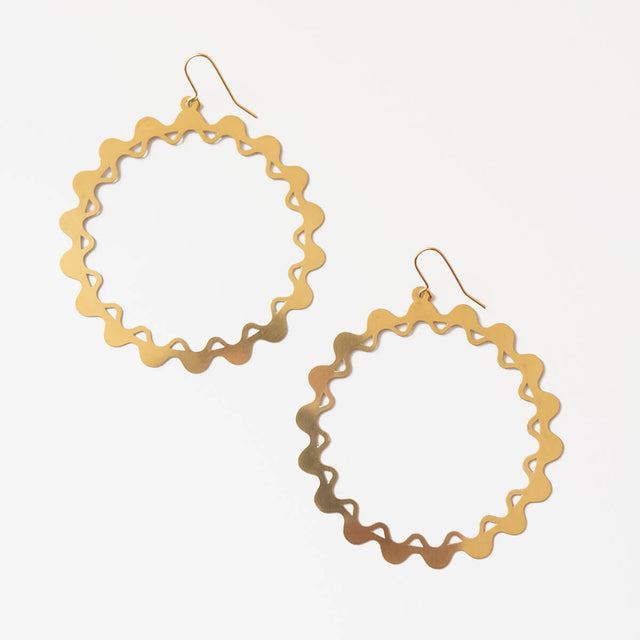 Hula Earrings | Large Hoop Earrings | Curious Makers