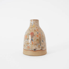 Mini Speckle Bud Vase, Brown