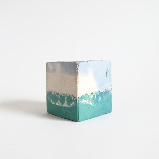Small Square Planter, Sage and Lilac | Curious Makers